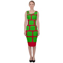 Keyboard Keys Computer Input Pc Sleeveless Pencil Dress by danenraven