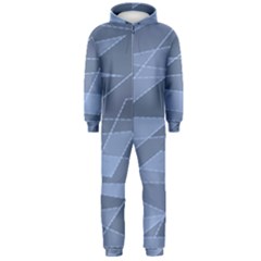 Lines Shapes Pattern Web Creative Hooded Jumpsuit (men) by danenraven