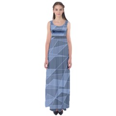 Lines Shapes Pattern Web Creative Empire Waist Maxi Dress by danenraven