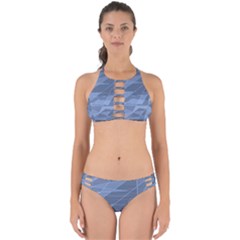 Lines Shapes Pattern Web Creative Perfectly Cut Out Bikini Set by danenraven