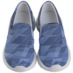 Lines Shapes Pattern Web Creative Kids Lightweight Slip Ons by danenraven