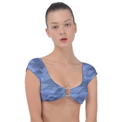 Lines Shapes Pattern Web Creative Cap Sleeve Ring Bikini Top by danenraven