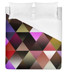 Abstract Geometric Triangles Shapes Duvet Cover (queen Size) by danenraven