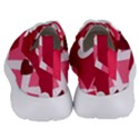 Pink Hearts Pattern Love Shape Women s Lightweight Sports Shoes View4