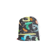 Repetition Seamless Child Sketch Drawstring Pouch (xs) by danenraven