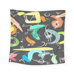 Repetition Seamless Child Sketch Square Tapestry (small) by danenraven