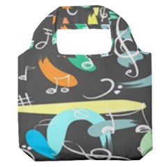 Repetition Seamless Child Sketch Premium Foldable Grocery Recycle Bag by danenraven