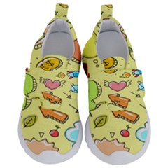 Cute Sketch Child Graphic Funny Kids  Velcro No Lace Shoes by danenraven