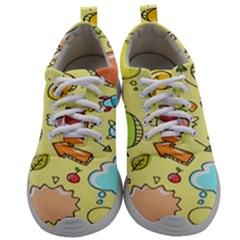 Cute Sketch Child Graphic Funny Mens Athletic Shoes by danenraven