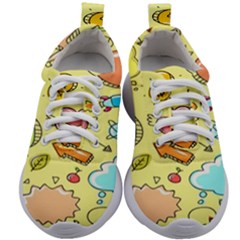 Cute Sketch Child Graphic Funny Kids Athletic Shoes by danenraven