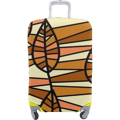 Autumn Leaf Mosaic Seamless Luggage Cover (large) by danenraven