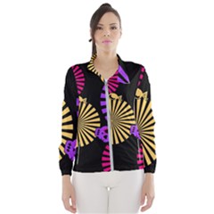 Seamless Halloween Day Of The Dead Women s Windbreaker by danenraven