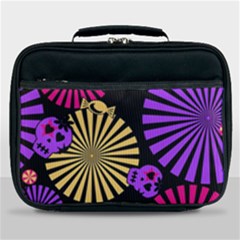 Seamless Halloween Day Of The Dead Lunch Bag by danenraven