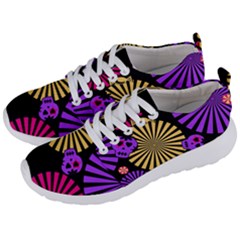 Seamless Halloween Day Of The Dead Men s Lightweight Sports Shoes by danenraven