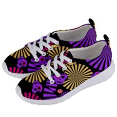 Seamless Halloween Day Of The Dead Women s Lightweight Sports Shoes by danenraven