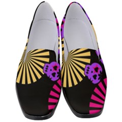 Seamless Halloween Day Of The Dead Women s Classic Loafer Heels by danenraven