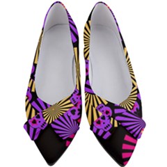 Seamless Halloween Day Of The Dead Women s Bow Heels by danenraven