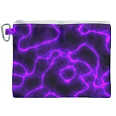 Purple Pattern Background Structure Canvas Cosmetic Bag (xxl) by danenraven