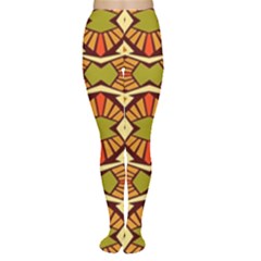 Geometry Shape Retro Trendy Symbol Tights by danenraven