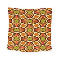 Geometry Shape Retro Trendy Symbol Square Tapestry (small) by danenraven