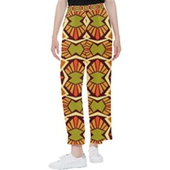 Geometry Shape Retro Trendy Symbol Women s Pants 