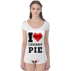 I Love Cherry Pie Boyleg Leotard  by ilovewhateva