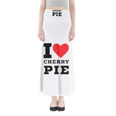 I Love Cherry Pie Full Length Maxi Skirt by ilovewhateva