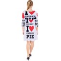 I love cherry pie Quarter Sleeve Front Wrap Dress View2