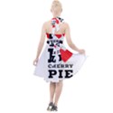 I love cherry pie Halter Party Swing Dress  View2