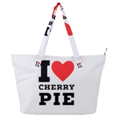 I Love Cherry Pie Full Print Shoulder Bag by ilovewhateva