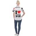 I love cherry pie Women s Short Sleeve Pocket Shirt View2