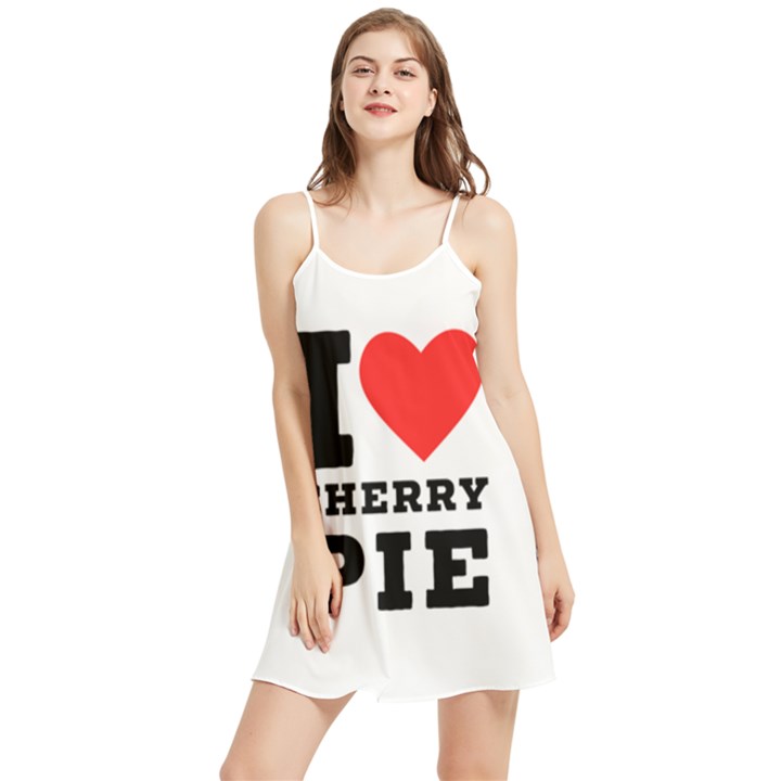 I love cherry pie Summer Frill Dress