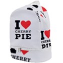 I love cherry pie Zip Bottom Backpack View1