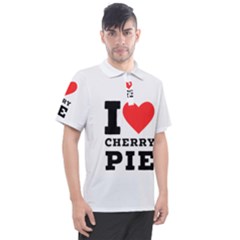 I Love Cherry Pie Men s Polo Tee by ilovewhateva