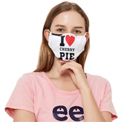 I Love Cherry Pie Fitted Cloth Face Mask (adult) by ilovewhateva