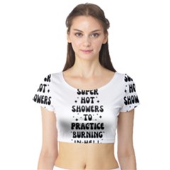 1 Short Sleeve Crop Top