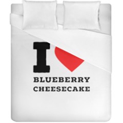 I Love Blueberry Cheesecake  Duvet Cover (california King Size) by ilovewhateva