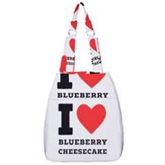 I Love Blueberry Cheesecake  Center Zip Backpack by ilovewhateva