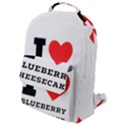 I love blueberry cheesecake  Flap Pocket Backpack (Small) View1