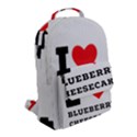 I love blueberry cheesecake  Flap Pocket Backpack (Small) View2