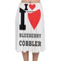 I love blueberry cobbler Velvet Flared Midi Skirt View1