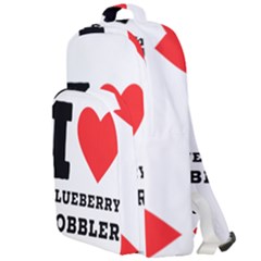 I Love Blueberry Cobbler Double Compartment Backpack by ilovewhateva