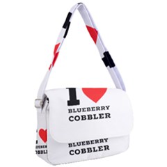 I Love Blueberry Cobbler Courier Bag by ilovewhateva