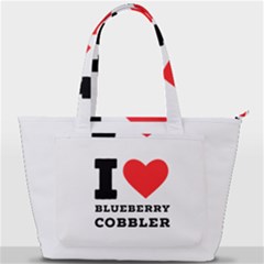 I Love Blueberry Cobbler Back Pocket Shoulder Bag  by ilovewhateva