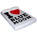 I love blue moon Fitted Sheet (Queen Size) View2