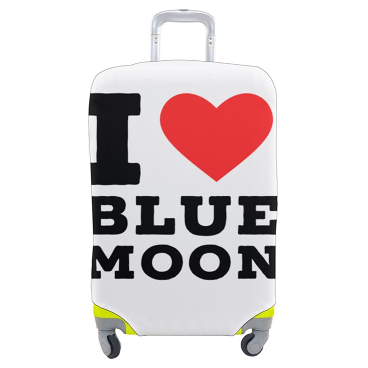 I love blue moon Luggage Cover (Medium)