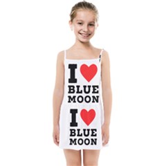 I Love Blue Moon Kids  Summer Sun Dress by ilovewhateva