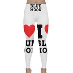 I Love Blue Moon Lightweight Velour Classic Yoga Leggings by ilovewhateva