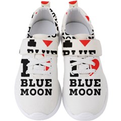 I Love Blue Moon Men s Velcro Strap Shoes by ilovewhateva