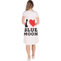 I love blue moon Classic Short Sleeve Dress View4